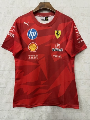 2025 26 Ferrari red new F1 shirt S-5XL